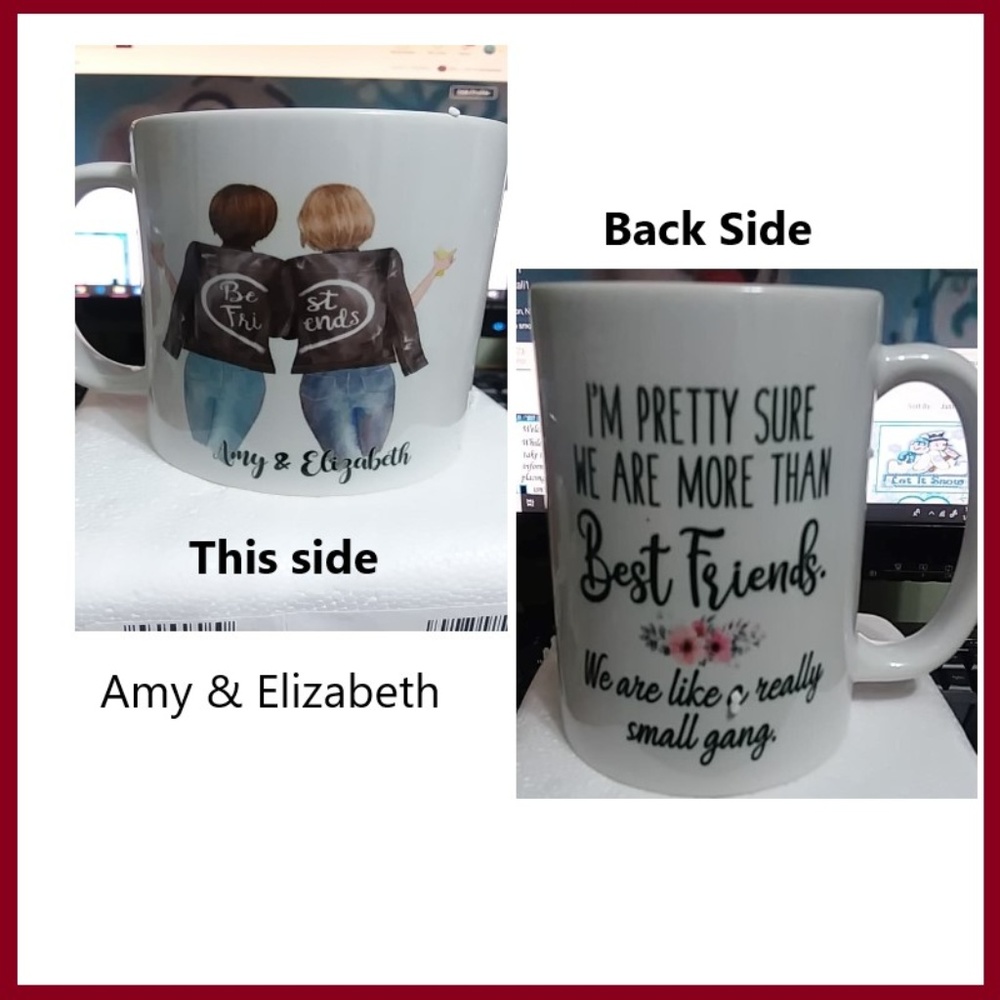 Personalized Best Friends Mug - Picture 1 of 7